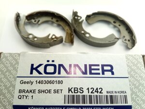 Колодки задні гальмівні CK, Konner (KBS-1242) (1403060180)