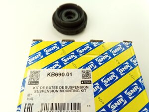 Опора передней стойки Aveo, SNR (KB690.01) с подшипником (96653239)