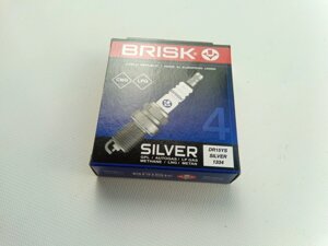 Свеча зажигания BRISK Silver DR15YS (ВАЗ 2112) (для газ. оборуд.) (2112-3707010) (DR15YS. 4K)