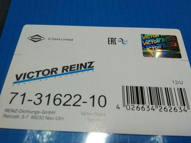 Прокладання клапанної кришки Logan 1.4-1.6 8v, VICTOR REINZ (71-31622-10) метал. (7701471719) від компанії Автосклад - фото 1