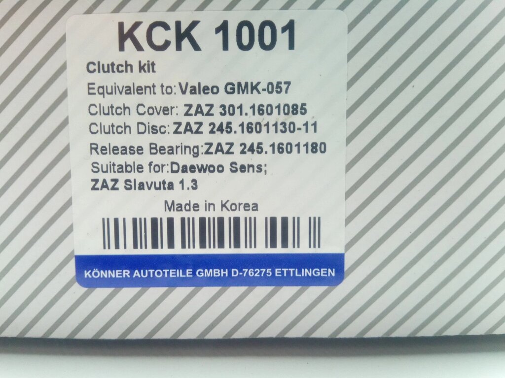 Сцепление в сборе Таврия/Sens, KONNER (KCK-1001) від компанії Автосклад - фото 1