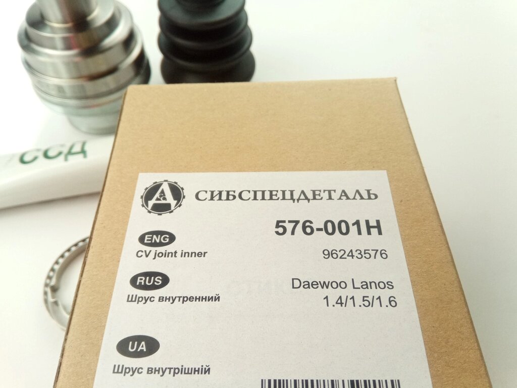 ШРУС Lanos  внутренний, ССД (576-001H) (96243576) від компанії Автосклад - фото 1