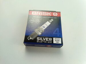 Свічка запалювання BRISK Silver DR15YS (ВАЗ 2112) (для газ. оборуд.) (2112-3707010) (DR15YS. 4K)