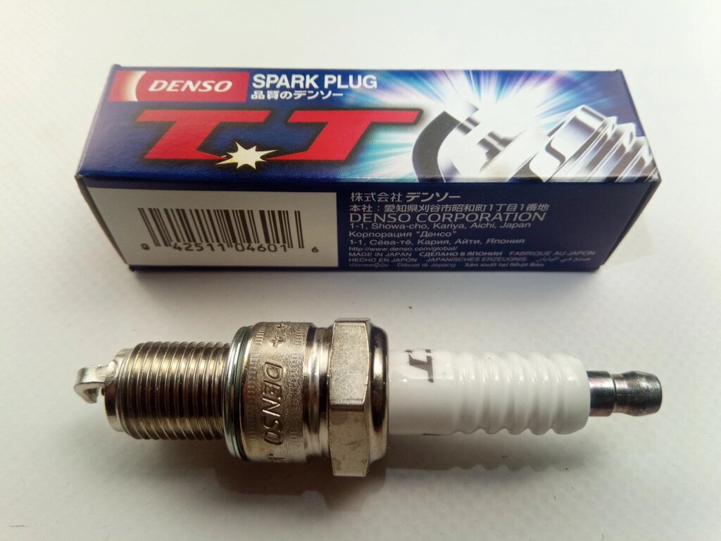 Свеча зажигания DENSO TT   W16TT. 4/T01 ГАЗ 406 дв.  4 шт в упак. цена за шт. від компанії Автосклад - фото 1