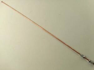 Трубка гальмівна мідна (штуцер іномарка) 60 см