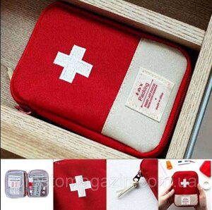 Aidlet-Organizer Red Hile-First-Aid Puch 15x11 см