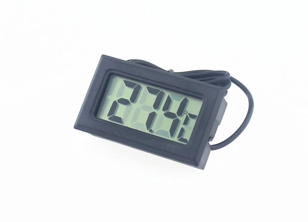 Електронний Термометр з виносним датчиком, довжина проводу 1м - Україна