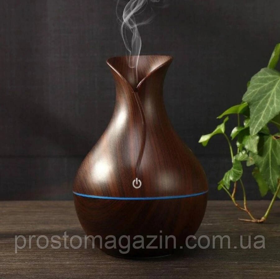 Зволожувач повітря з підсвічуванням Ultrasonic Aroma Humidifier / Аромолампа / Аромадіффузор від компанії Роман Противень - фото 1