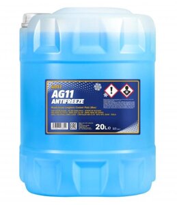 Антифриз mannol antifreeze AG 11 -40 синій 20л