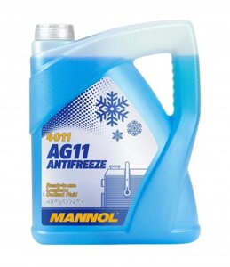 Антифриз mannol antifreeze AG 11 -40 синій 5л