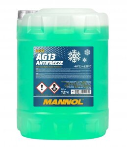 Антифриз Mannol Antifreeze AG 13 -40 зелений 10л