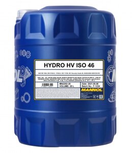 Гідравлічне масло MANNOL Hydro HV ISO 46 20л