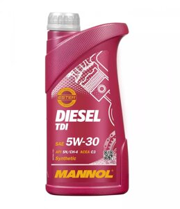 Моторное масло mannol diesel TDI 5W30 для фільтром сажі 1л