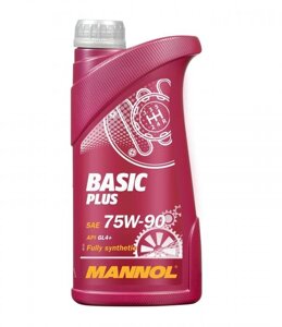 Трансмиссионное масло mannol BASIK PLUS 75W90 GL-4 + 1л