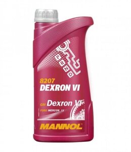 Трансмиссионное масло mannol dexron VI 1л