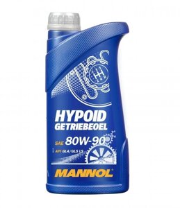 Трансмиссионное масло mannol hypoid getriebeoil 80W90 GL-5 1л