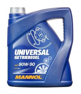 Трансмиссионное масло mannol universal 80W90 GL-4 4л