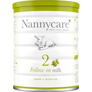 Оригінал! Дитяча суміш Nannycare 2 на основі козиного молока для годування з 6 до 12 місяців 900 г (1029031) - Вища