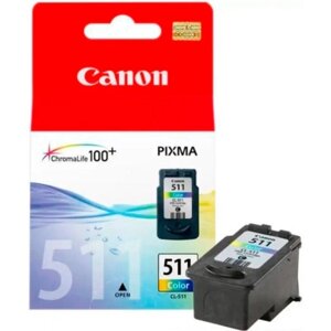 Оригінал! Картридж Canon CL-511 Color MP260 (2972B001/2972B007/2981B007/29720001) - Вища Якість!