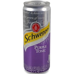Оригінал! Напій Schweppes Purple Tonic 330 мл ж/б (5449000167576) - Вища Якість!