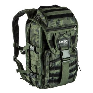 Оригінал! Сумка для інструмента Neo Tools рюкзак Camo, 30л, 50х29.5х19см, поліестер 600D, посилений, камуфляж (84-321)