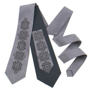 Класична краватка з вишивкою №915