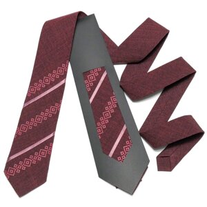 Оригінальна вишита краватка №758