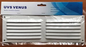 Металева решітка 300х100 мм для вентиляції біла MVR 3010 W