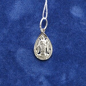 Срібний медальйон Ангел Охоронець 0.97 г