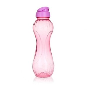 Пластикова пляшка з тенденцією 600 мл кришки рожева
