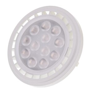 Лампа светодиодная G53 LED 9W CW AR111 AC/DC 12V