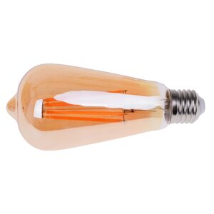 Світлодіодна лампа (Mat. Gold) E27 Світлодіодний 12 Вт WW ST64 COG