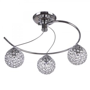 Cauline Chandelier для розтяжної стельової кришталевої кулі BR-01 381S/3 E14 CH