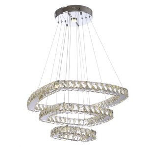 Cauces Lyuba Led Crystal Rings у BR-970S/60W LED CH Hall