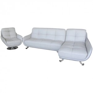 М'який набір меблів: кутовий диван та один крісло US16