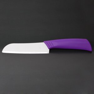 Керамічний універсальний крамовий ніж, 13 см NS7KN5/Фіолетове лезо