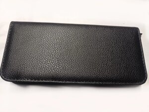 Чорний чохол для перукарських інструментів і ножиць розмір 22х9 см