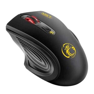 IMice G1800 безшумні кнопки бездротова миша 4 кнопки 2000 dpi Mause 2,4G Оптична USB ергономічна чорна