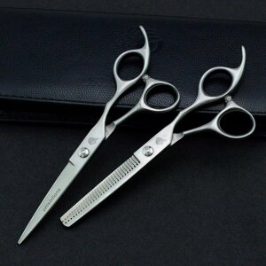 Комплект перукарських ножиць для стрижки волосся + чохол 6 дюймів Univinlions 6630