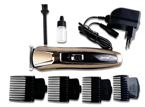 Машинка для стриження волосся й бороди тример Gemei GM 6067