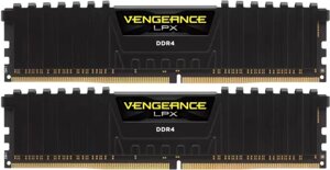 Оперативна пам'ять Corsair DDR4-3600 32 Гб 2x16 Гб PC4-28800 Vengeance LPX Black CL18- Б/В