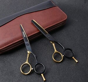 Перукарські ножиці для стрижки волосся комплект із чохлом 5.5 дюймів Brainbow BHT075