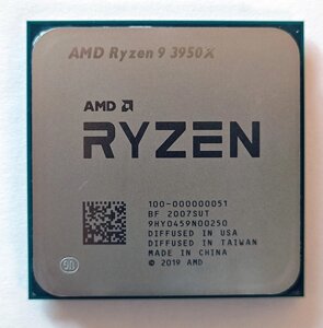 Процесор AMD Ryzen 9 3950X 3.5 GHz / 64 M / 32T sAM4 без роздрібного паковання 9РН0459Т00250 Б/В