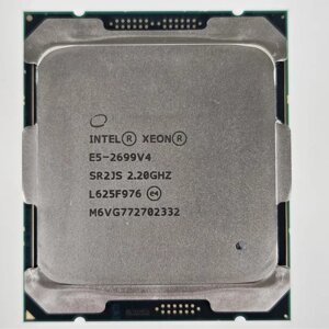 Процесор Intel Xeon E5-2699V4 official version 2.2-3.6 GHZ 22 ядер 44 потоків 55MБ кеш LGA2011-3 145 Вт Б/У