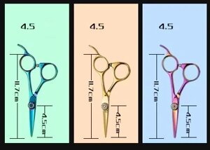 Професійні перукарські ножиці для стрижки 4.5 дюймів Японія JP440C Univinlions