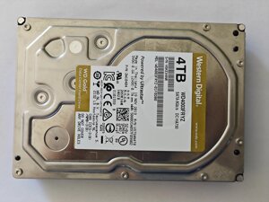 Жорсткий диск WD 3.5" SATA 3.0 4TB 7200rpm cache black WD4004FRYZ S/N: V6kex4NR б/у