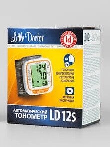 Тонометр Little Doctor LD-12S з голосовим супроводом автоматичний на зап'ястя гарантія 5 років