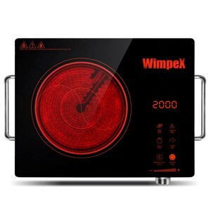 Інфрачервона настільна плита WimpeX Cooking Pro (WX 1324) на одну конфорку, сенсорна, 2000Вт