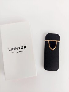 Сенсорна електрична запальничка Lighter USB, спіральна з індикацією заряду