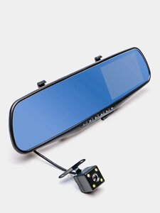 Відеореєстратор - дзеркало Vehicle Blackbox DVR Blackbox L-9000 c камерою заднього виду